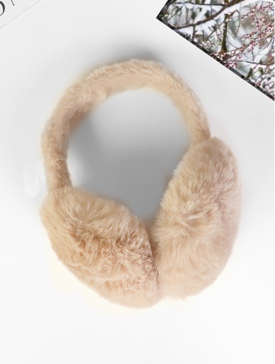 Solid Color Plush Earmuff